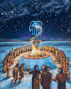 Orion Sets in the West by Carol Hicks