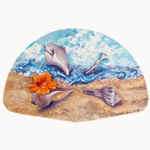 Conchology  painting by Carol Hicks